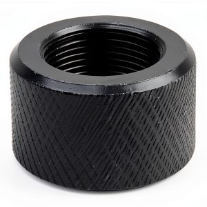 2 Pack Thread Protector, 5/8 inch x24 Steel Thread Tube Adapters (Black)-0